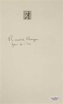 Ronald Reagan Signed “An American Life” Autobiography 